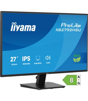 MONITOR IIYAMA, 27 PULGADAS, PROLITE, IPS PANEL TECHNOLOGY, 1920X1080, 120HZ, MATE NEGRO