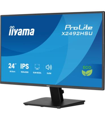 MONITOR IIYAMA PROLITE, 24 PULGADAS, 60.5CM, IPS PANEL TECHNOLOGY, 1920X1080, 120HZ, MATE NEGRO