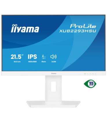 MONITOR IYAMA PROLITE, 21,5 PULAGADS, 54,5 CM, IPS PANEL TECHNOLOGY LED, 1920X1080, 100 HZ, MATE BLANCA