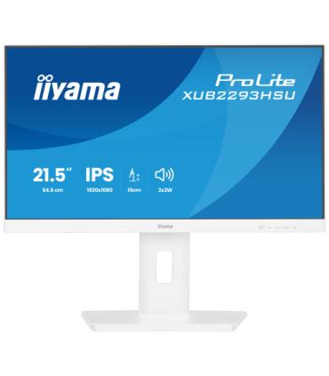MONITOR IYAMA PROLITE, 21,5 PULAGADS, 54,5 CM, IPS PANEL TECHNOLOGY LED, 1920X1080, 100 HZ, MATE BLANCA