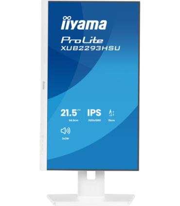 MONITOR IYAMA PROLITE, 21,5 PULAGADS, 54,5 CM, IPS PANEL TECHNOLOGY LED, 1920X1080, 100 HZ, MATE BLANCA