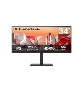 LG 34BA75QE-B pantalla para PC 86,4 cm (34") 3440 x 1440 Pixeles Wide Quad HD LCD Negro