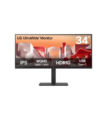 LG 34BA75QE-B pantalla para PC 86,4 cm (34") 3440 x 1440 Pixeles Wide Quad HD LCD Negro