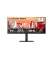 LG 34BA75QE-B pantalla para PC 86,4 cm (34") 3440 x 1440 Pixeles Wide Quad HD LCD Negro