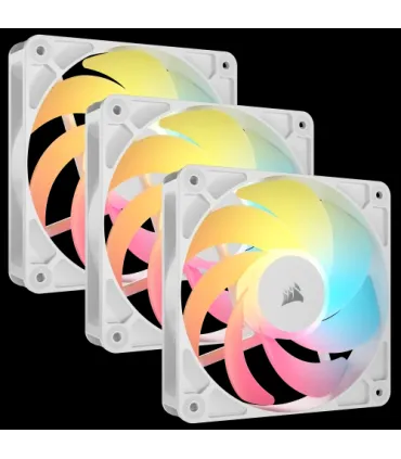 Corsair RS120-R ARGB Carcasa del ordenador Ventilador 12 cm Blanco 3 pieza(s