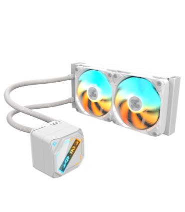 GIGABYTE GAMING 240 ICE Refrigeración Líquida para CPU - 2x120mm Ventiladores ARGB, mecanismo de enclavamiento deslizante, DAISY