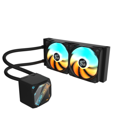 GIGABYTE GAMING 240 Refrigeración Líquida para CPU - 2x120mm Ventiladores ARGB, mecanismo de enclavamiento deslizante, DAISY-CHA