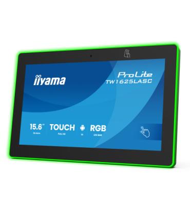 IIYAMA 15,6" RGB LED-LIGHTBAR PANEL-PC ANDROID 14+GMS, SOC OCTA-CORE RK3576 4GB, 32GB, 10-POINTS TOUCH, 1920X1080, IPS , SPEAKER