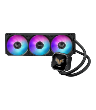 ASUS TUF Gaming LC III 360 ARGB LCD Carcasa del ordenador Sistema de refrigeración líquida todo en uno 12 cm Negro