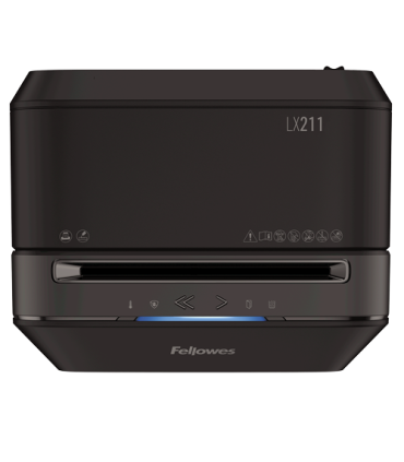 DESTRUCTORA LX-211 MICROCORTE NEGRA FELLOWES 5050201