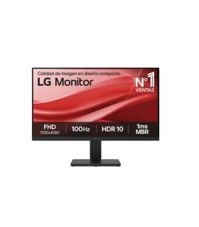 LG Monitor LED 21.5" FullHD 1080p HDR 100Hz - Respuesta 1ms - 16:9 - VGA, HDMI - VESA 100x100