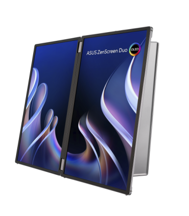 ASUS ZenScreen Duo OLED MQ149CD pantalla para PC 35,6 cm (14") 1920 x 1200 Pixeles WUXGA Plata