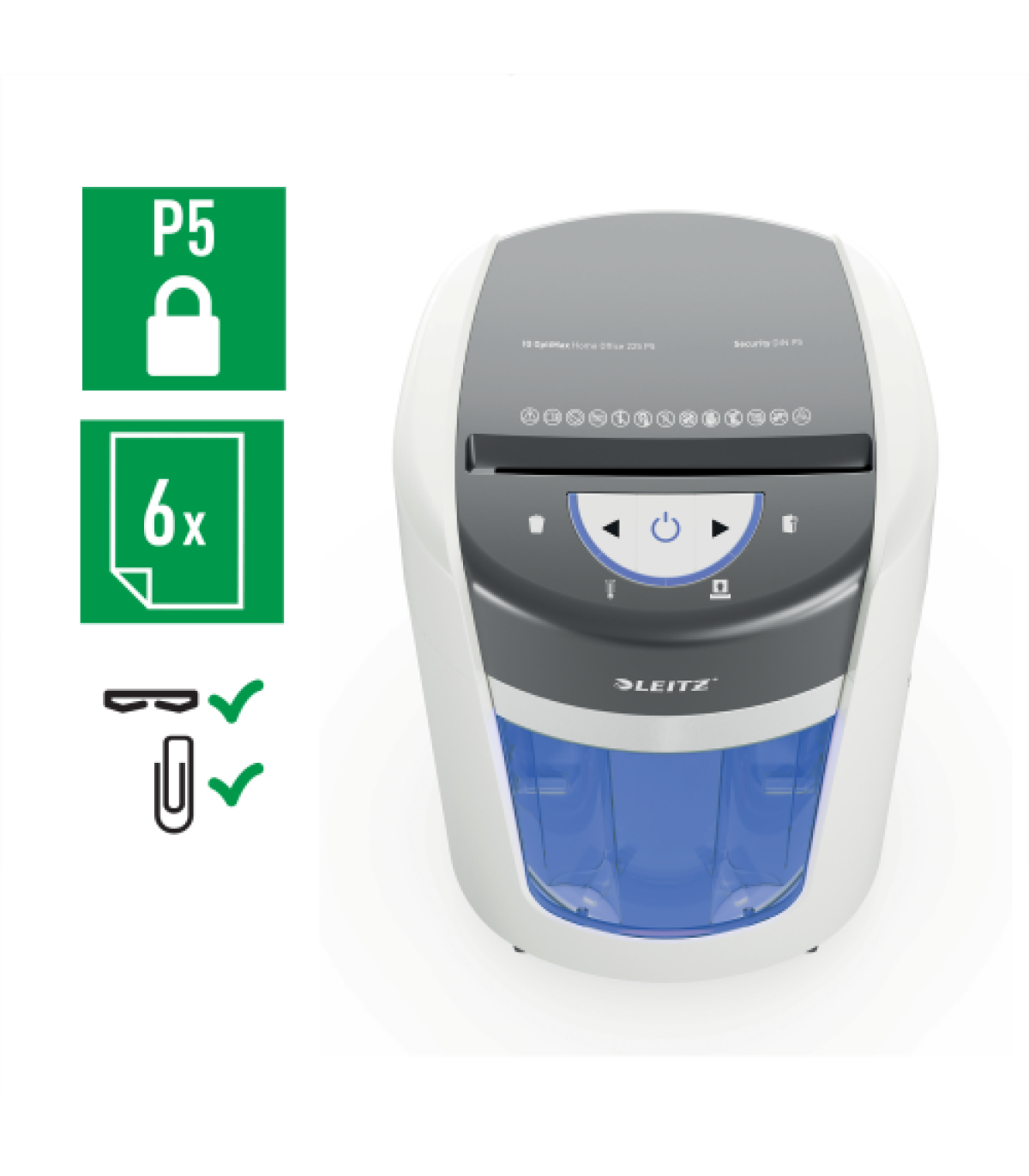 DESTRUCTORA OPTIMAX HOME OFFICE 225 P5 LEITZ 83580000