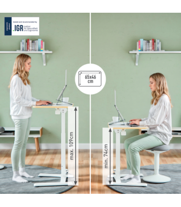 MESA ELEVABLE PEQUEÑA PLEGABLE LEITZ ERGO KENSINGTON 65880001