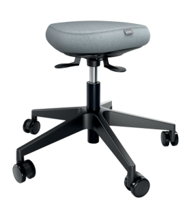 TABURETE LEITZ ERGO ACTIVE CON RUEDAS, NEGRO KENSINGTON 65770095