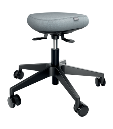 TABURETE LEITZ ERGO ACTIVE CON RUEDAS, NEGRO KENSINGTON 65770095