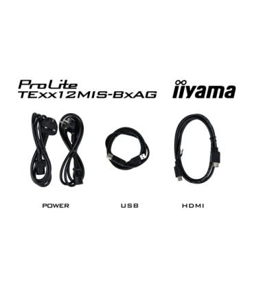 MONITOR INTERACTIVO TACTIL IIYAMA 75" (TE7512MIS-B4AG)3840X2160 / IPS LED 4K UHD / 24/7 / 8/64GB / 400 CD/M / 8MS / 1200:1 / 1..