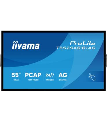 MONITOR IIYAMA 55" ALL-IN-ONE INTERACTIVE DISPLAY/ ANDROID 14 OS/ 3840X2160, 4K UHD PANEL, 2XHDMI + USB-C (DP-ALT), 450CD/M², US