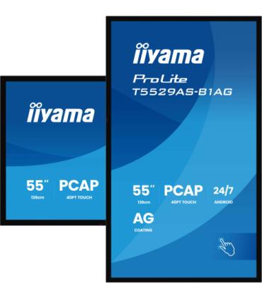 MONITOR IIYAMA 55" ALL-IN-ONE INTERACTIVE DISPLAY/ ANDROID 14 OS/ 3840X2160, 4K UHD PANEL, 2XHDMI + USB-C (DP-ALT), 450CD/M², US