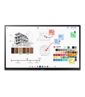 Sharp PN-LA862 Panel plano interactivo 2,18 m (86") LCD 500 cd / m² 4K Ultra HD Negro Pantalla táctil 24/7