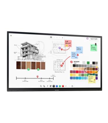 Sharp PN-LA862 Panel plano interactivo 2,18 m (86") LCD 500 cd / m² 4K Ultra HD Negro Pantalla táctil 24/7