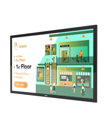 NEC MultiSync M551 PCAP Pantalla plana para señalización digital 139,7 cm (55") IPS 500 cd / m² 4K Ultra HD Negro Pantalla tácti