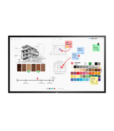 NEC MultiSync M861 IGB Pantalla plana para señalización digital 2,18 m (86") LCD 500 cd / m² 4K Ultra HD Negro Pantalla táctil..