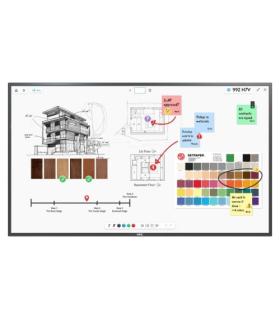 NEC MultiSync M551 Panel plano interactivo 139,7 cm (55") LCD 500 cd / m² 4K Ultra HD Negro Pantalla táctil 24/7