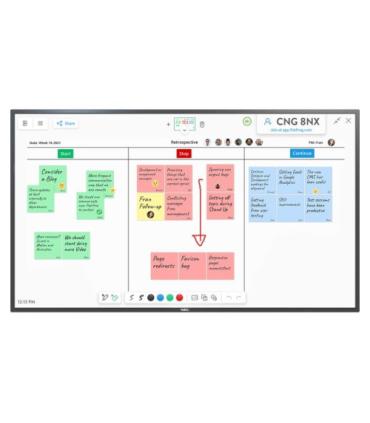 NEC MultiSync M551 Panel plano interactivo 139,7 cm (55") LCD 500 cd / m² 4K Ultra HD Negro Pantalla táctil 24/7