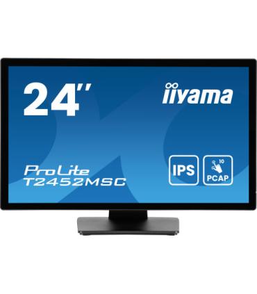 iiyama ProLite T2452MSC-B1AG pantalla para PC 60,5 cm (23.8") 1920 x 1080 Pixeles Full HD LED Pantalla táctil Negro