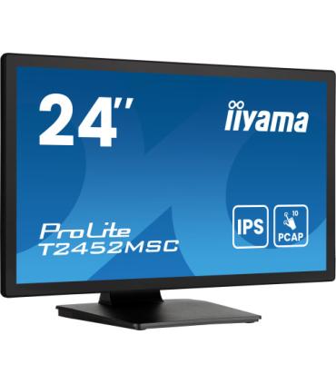iiyama ProLite T2452MSC-B1AG pantalla para PC 60,5 cm (23.8") 1920 x 1080 Pixeles Full HD LED Pantalla táctil Negro