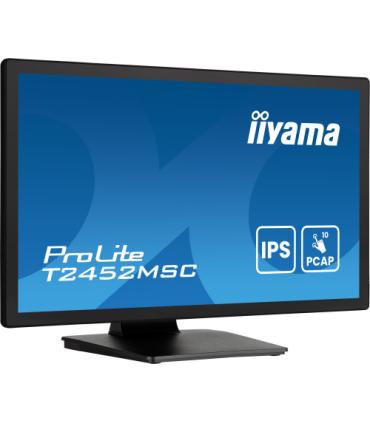 iiyama ProLite T2452MSC-B1AG pantalla para PC 60,5 cm (23.8") 1920 x 1080 Pixeles Full HD LED Pantalla táctil Negro
