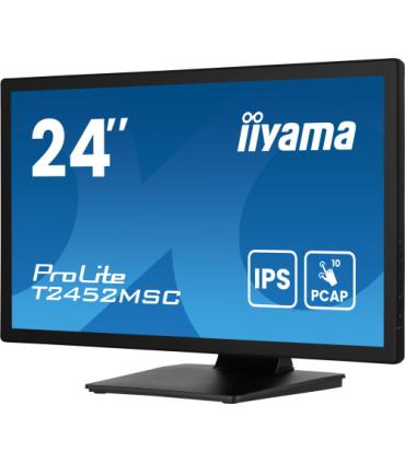 iiyama ProLite T2452MSC-B1AG pantalla para PC 60,5 cm (23.8") 1920 x 1080 Pixeles Full HD LED Pantalla táctil Negro