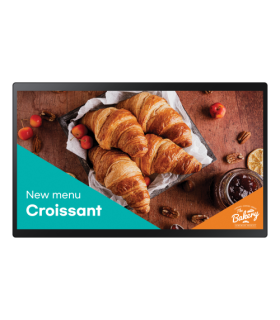 Samsung QB24C-T Pantalla plana para señalización digital 61 cm (24") LED Wifi 250 cd / m² Full HD Negro Pantalla táctil Procesad