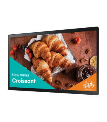 Samsung QB24C-T Pantalla plana para señalización digital 61 cm (24") LED Wifi 250 cd / m² Full HD Negro Pantalla táctil Procesad