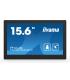 iiyama TW1623AS-B1P pantalla de señalización Panel plano interactivo 39,6 cm (15.6") Wifi 450 cd / m² Double Full HD Negro Panta