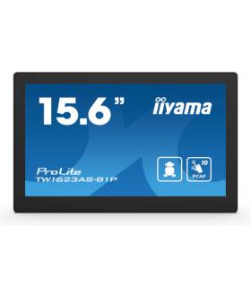 iiyama TW1623AS-B1P pantalla de señalización Panel plano interactivo 39,6 cm (15.6") Wifi 450 cd / m² Double Full HD Negro Panta