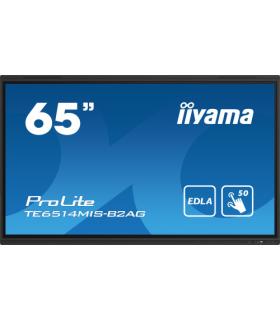 iiyama PROLITE TE6514MIS-B2AG Pantalla plana para señalización digital 165,1 cm (65") LCD Wifi 435 cd / m² 4K Ultra HD Negro Pan