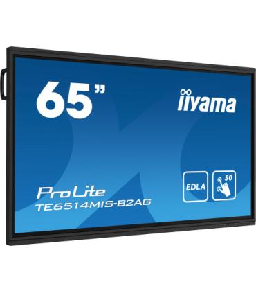 iiyama PROLITE TE6514MIS-B2AG Pantalla plana para señalización digital 165,1 cm (65") LCD Wifi 435 cd / m² 4K Ultra HD Negro Pan