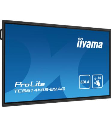 MONITOR INTERACTIVO IIYAMA 86" IIWARE12E, ANDROID 13, 50P, IR,3840X2160,UHD VA, MSD,MM 2X 8W+2X 18W FRONT+UP,MICRO 8X, HDMI 4X..