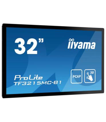 iiyama ProLite TF3215MC-B2 pantalla para PC 80 cm (31.5") 1920 x 1080 Pixeles Full HD LED Pantalla táctil Quiosco Negro