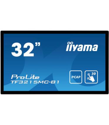 iiyama ProLite TF3215MC-B2 pantalla para PC 80 cm (31.5") 1920 x 1080 Pixeles Full HD LED Pantalla táctil Quiosco Negro
