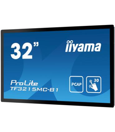 iiyama ProLite TF3215MC-B2 pantalla para PC 80 cm (31.5") 1920 x 1080 Pixeles Full HD LED Pantalla táctil Quiosco Negro