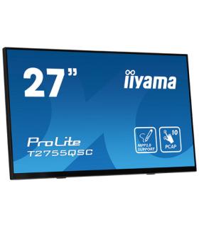 MONITOR IIYAMA 27" IPS BONDED PCAP 10P TOUCH, MPP2.0 (ACTIVE STYLUS) SUPPORTED, 2560X1440, FLAT BEZEL FREE GLASS FRONT, HDMI, DI