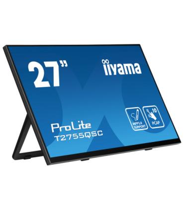 MONITOR IIYAMA 27" IPS BONDED PCAP 10P TOUCH, MPP2.0 (ACTIVE STYLUS) SUPPORTED, 2560X1440, FLAT BEZEL FREE GLASS FRONT, HDMI, DI