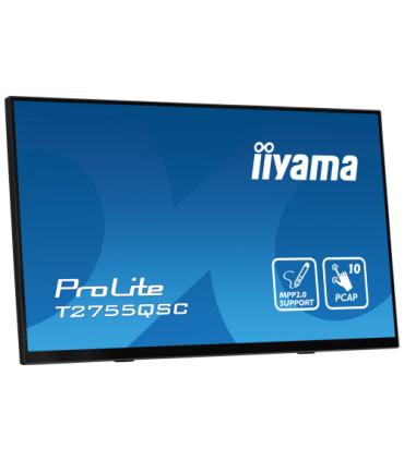 MONITOR IIYAMA 27" IPS BONDED PCAP 10P TOUCH, MPP2.0 (ACTIVE STYLUS) SUPPORTED, 2560X1440, FLAT BEZEL FREE GLASS FRONT, HDMI, DI