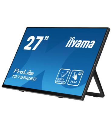 MONITOR IIYAMA 27" IPS BONDED PCAP 10P TOUCH, MPP2.0 (ACTIVE STYLUS) SUPPORTED, 2560X1440, FLAT BEZEL FREE GLASS FRONT, HDMI, DI