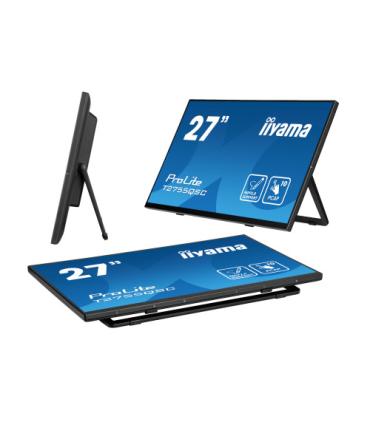 MONITOR IIYAMA 27" IPS BONDED PCAP 10P TOUCH, MPP2.0 (ACTIVE STYLUS) SUPPORTED, 2560X1440, FLAT BEZEL FREE GLASS FRONT, HDMI, DI