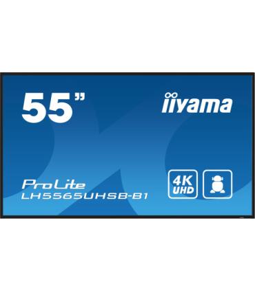 iiyama LH5565UHSB-B1 pantalla de señalización Diseño de quiosco 138,7 cm (54.6") LED Wifi 800 cd / m² 4K Ultra HD Negro Procesad