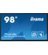iiyama TE9812MIS-B3AG pantalla de señalización Diseño de quiosco 2,49 m (98") LCD Wifi 400 cd / m² 4K Ultra HD Negro Pantalla tá